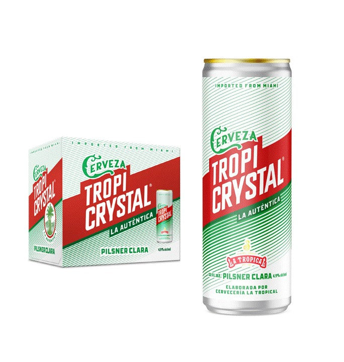 Beverage Cerveza Tropi Crystal (Cerveza Cubana) 6x 12FL oz Cans 4.9%