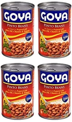 GOYA Coloradas Guisadas / Frijoles rojos en salsa con aceite de oliva, 4Pack- 15 onzas ea