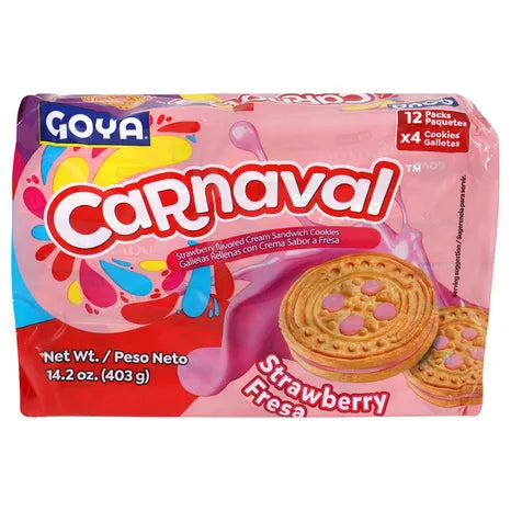 Galletas Carnaval Sabor a Fresa